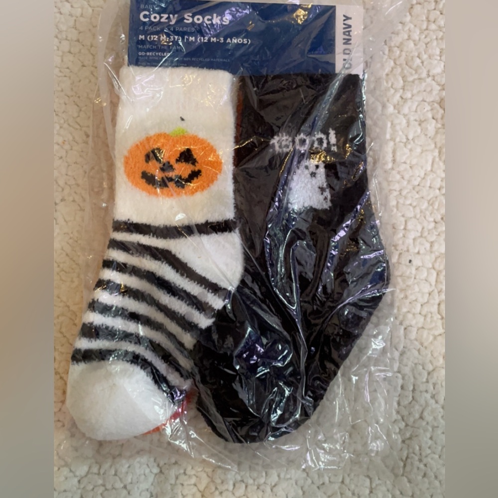 Toddler Halloween Cozy Socks NEW